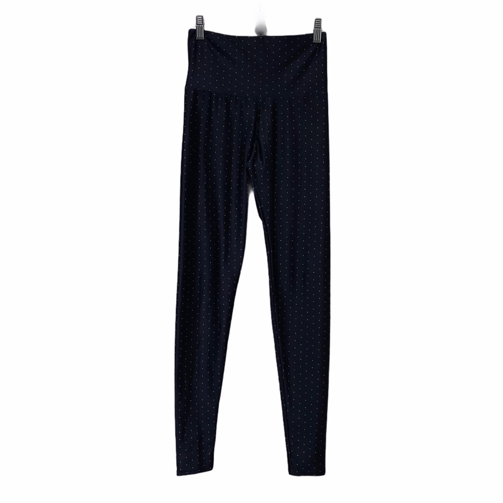Onzie Flow High Waist Leggings Black Polka Dot
